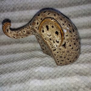 Elephant bookend. Baby elephant. Pier 1.  6 1/4” x 5"